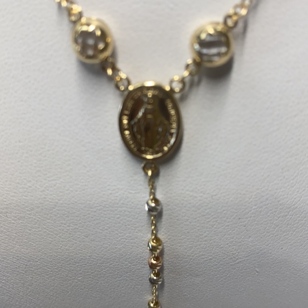 NEW Rosary 14K Solid Gold - Picture 2 of 6